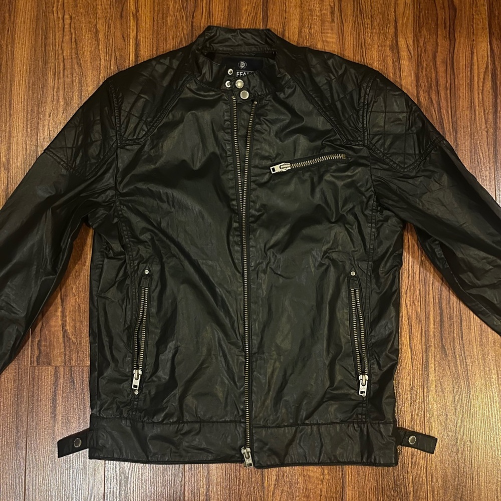 Buffalo David Bitton Black Zip-Up Jacket